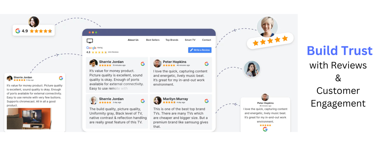 Build Trust with Reviews and Customer Engagement