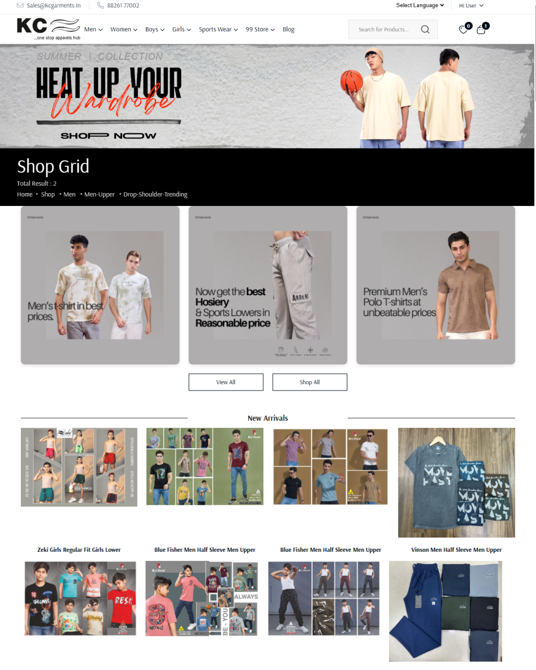 kcgarments.in